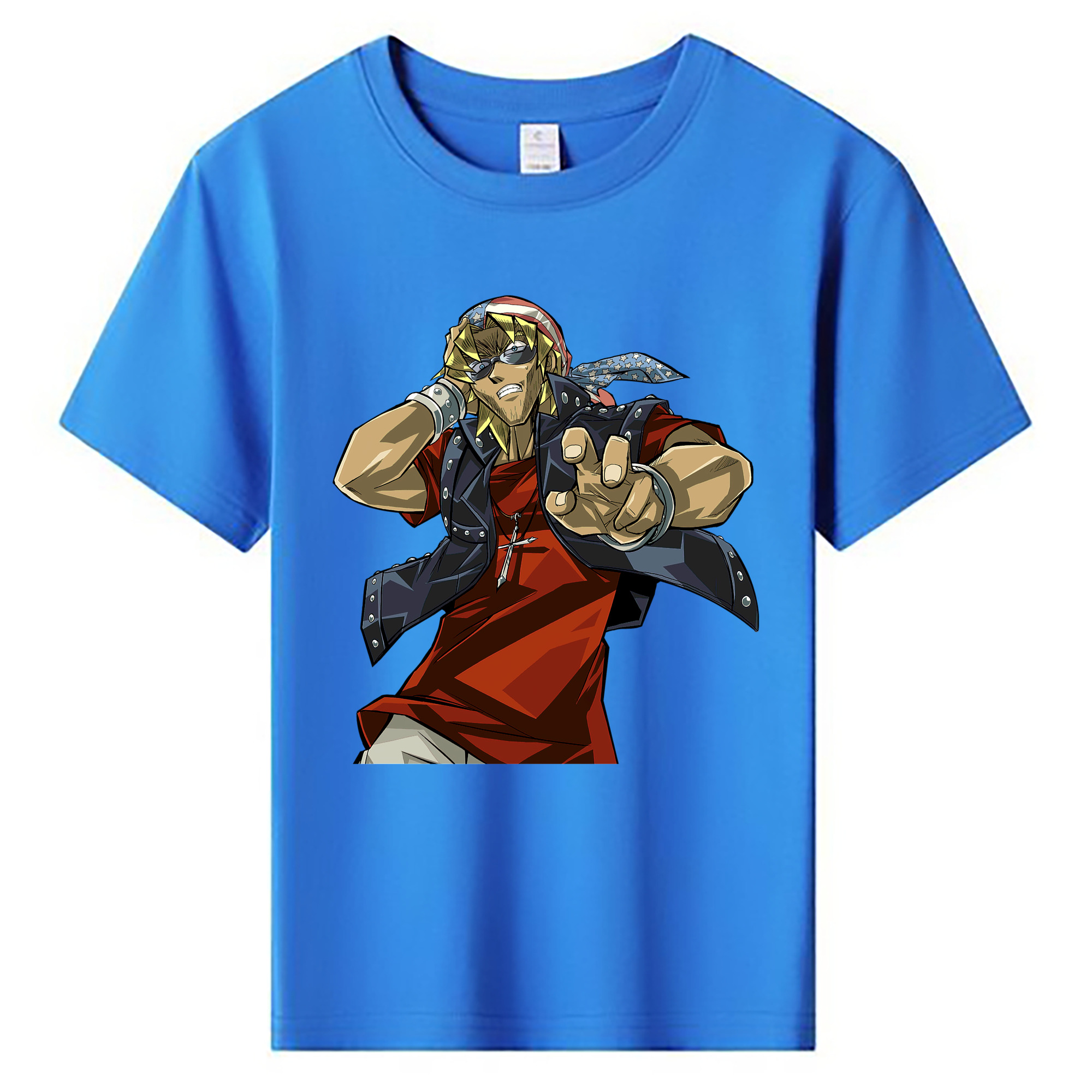 （画像用） 遊☆戯☆王 Yu-Gi-Oh! 綿100％キッズTシャツ（フロントプリント）